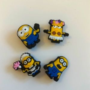 Minions croc charms